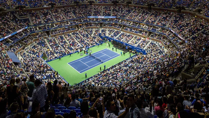 Một trận đấu ở US Open 2018