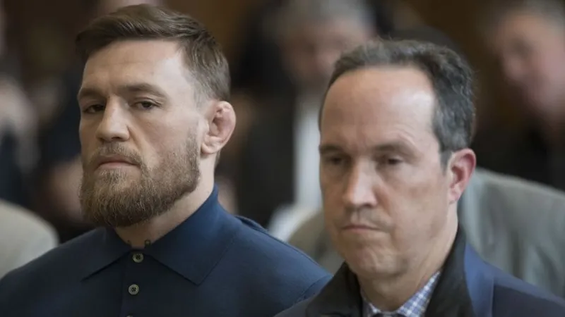 McGregor ở lần hầu tòa trước đây