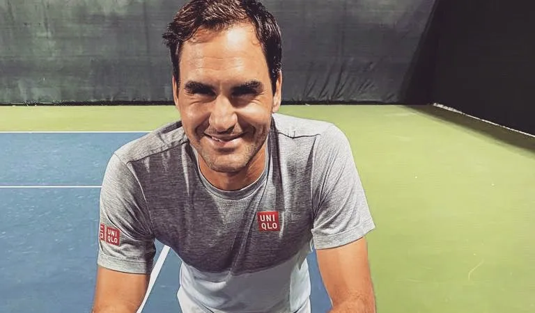Hình ảnh Federer đếm ngược đến Qatar Open trên Twitter