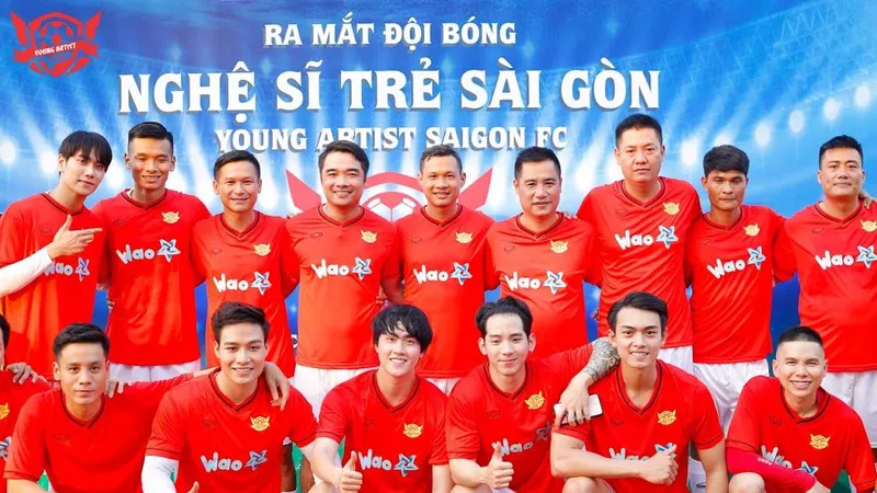 Young Artist Sài Gòn FC trong buổi ra mắt