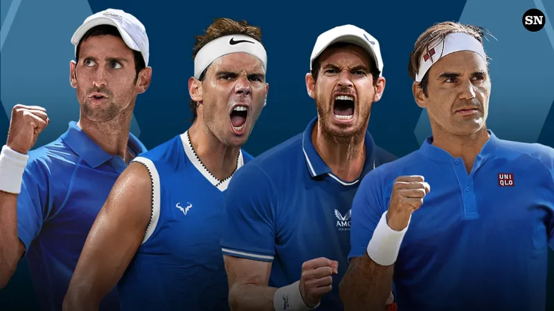 Andy Murray (thứ 2 từ trái sang)