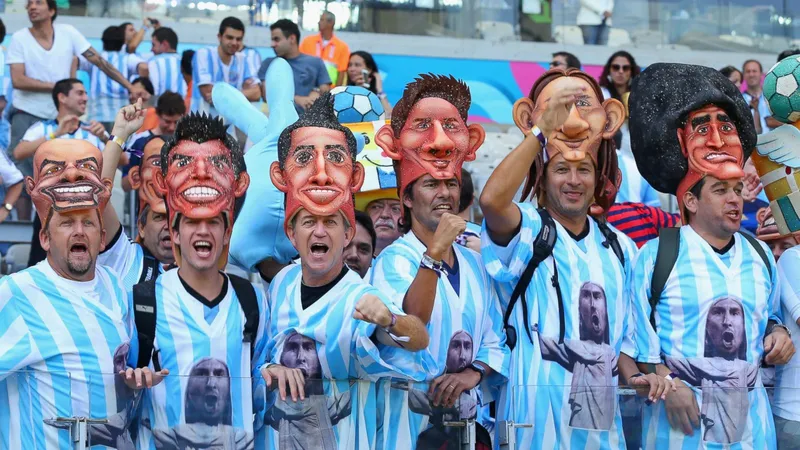 CĐV - khán giả Argentina luôn là điểm nhấn ở các kỳ World Cup