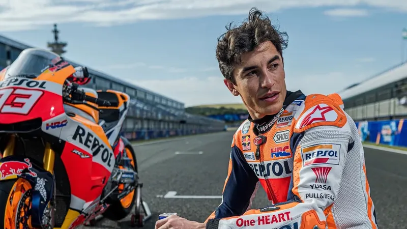 Marquez trong màu áo Honda