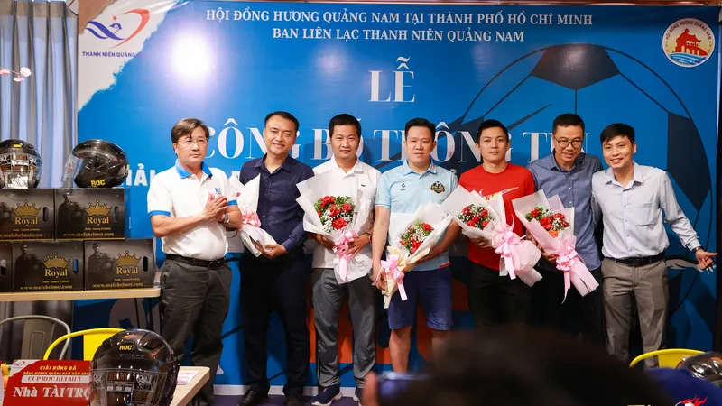 Lễ Công bố Giải bóng đá Đồng hương Quảng Nam tại TPHCM