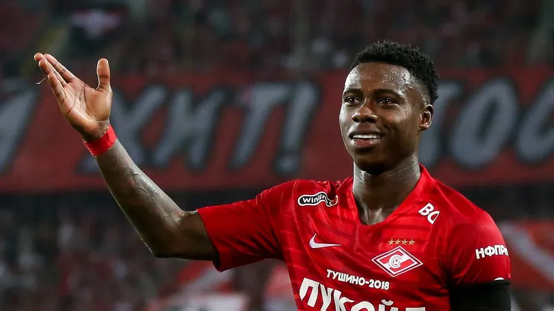 Promes trong màu áo Spartak