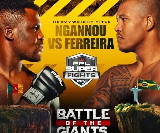 Hình ảnh quảng bá sự kiện Ngannou vs Ferreira