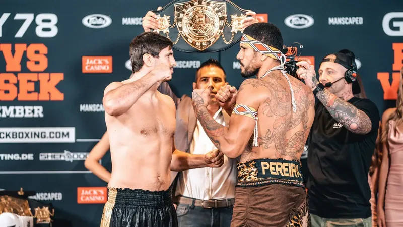 Vakhitov đối đầu với Pereira ở hệ giải kick-boxing Glory