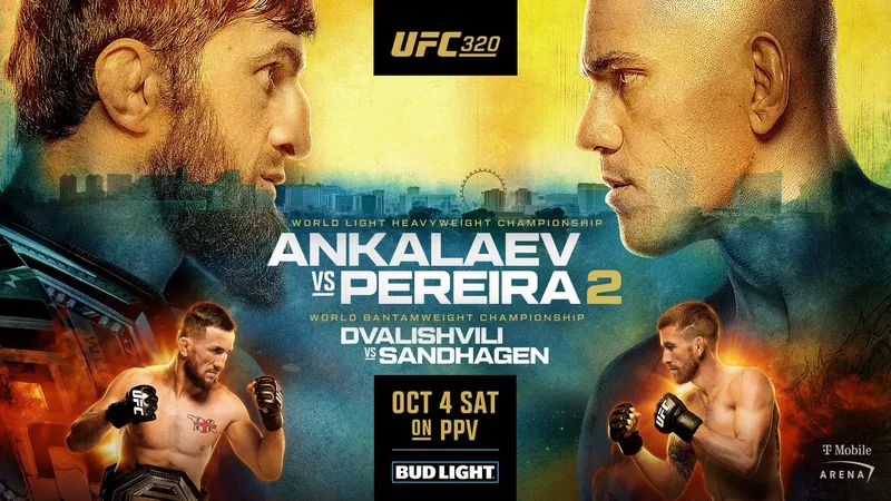 Hình ảnh quảng bá sự kiện UFC 320 vào cuối tuần này