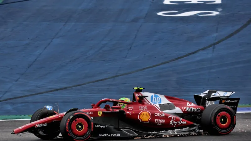 Xe của Hamilton tại Sao Paulo