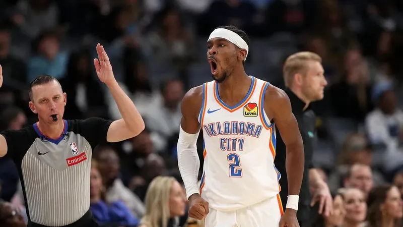 OKC đã thắng 10/11 trận đầu mùa giải năm mới của NBA