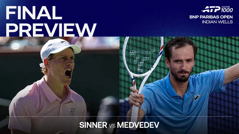 Medvedev đấu Sinner ở chung kết đơn nam
