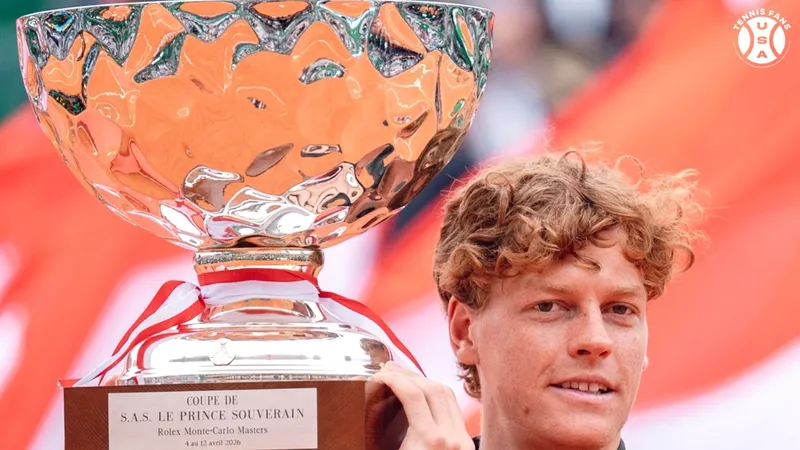 Sinner vô địch Monte Carlo Masters (Ảnh: TFU)