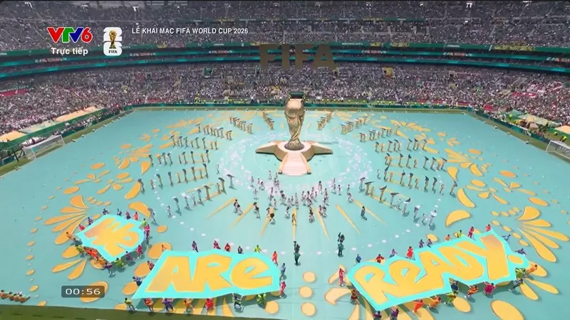 Lễ hội khai mạc World Cup 2026 tại Mexico (Ảnh: Truyền hình VTV)