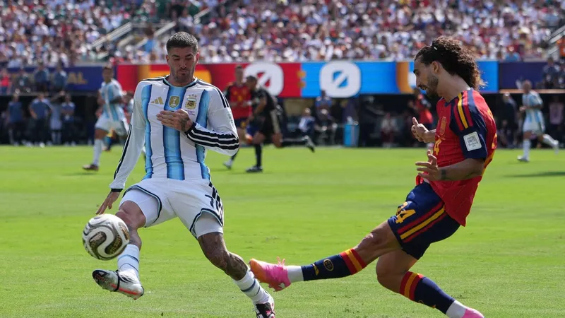 Cucurella trong trận chung kết World Cup 2026 (Ảnh: THX)