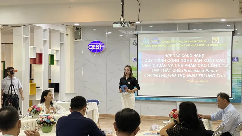 Công nghệ sản xuất cao tam thất hỗ trợ điều trị ung thư