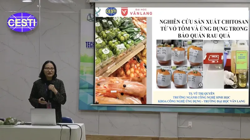 Kéo dài thời gian bảo quản nông sản từ vỏ tôm