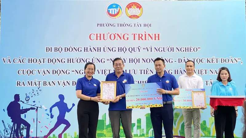 Phường Thông Tây Hội hưởng ứng "Ngày hội non sông - Dân tộc kết đoàn"