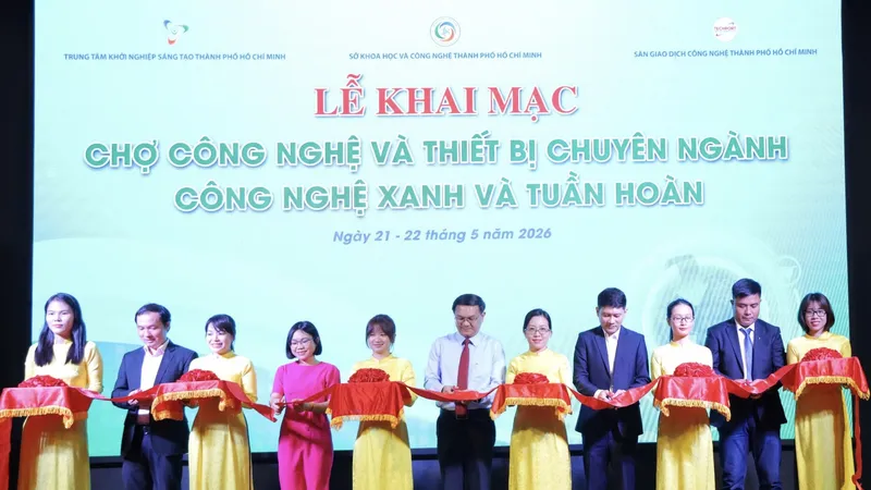 Khai mạc Techmart Công nghệ xanh và tuần hoàn 2026