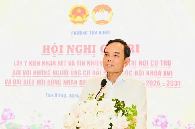 选民完全信任推荐胡志明市市委书记陈留光参选国会代表