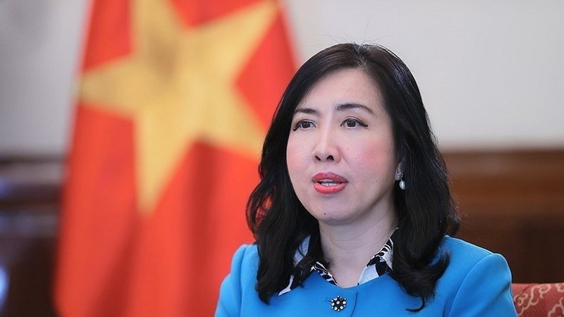 越南外交部副部长黎氏秋姮。