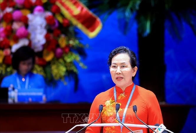 黎氏水连任第十四届越南妇女联合会主席