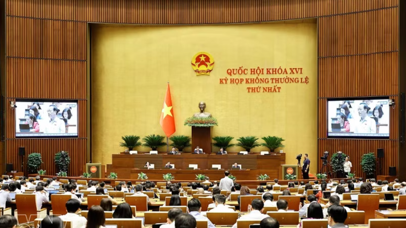 会议场景。图自越通社