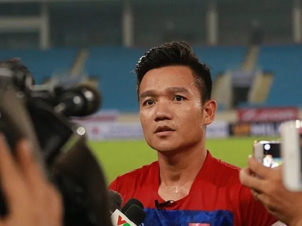 Đội phó Đinh Thanh Trung đã tập luyện cùng ĐTVN. Ảnh: MINH HOÀNG