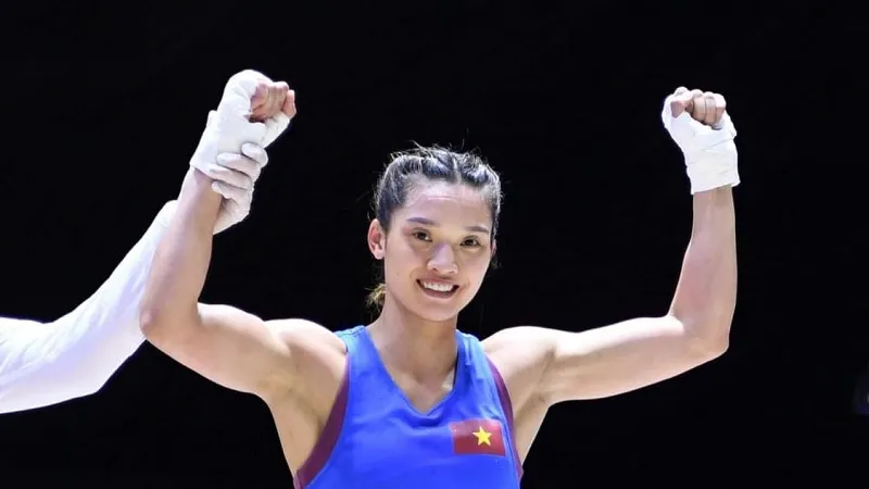 Nguyễn Thị Tâm là nữ võ sĩ đi vào lịch sử của boxing Việt Nam tại giải vô địch châu Á. Ảnh: ASBC