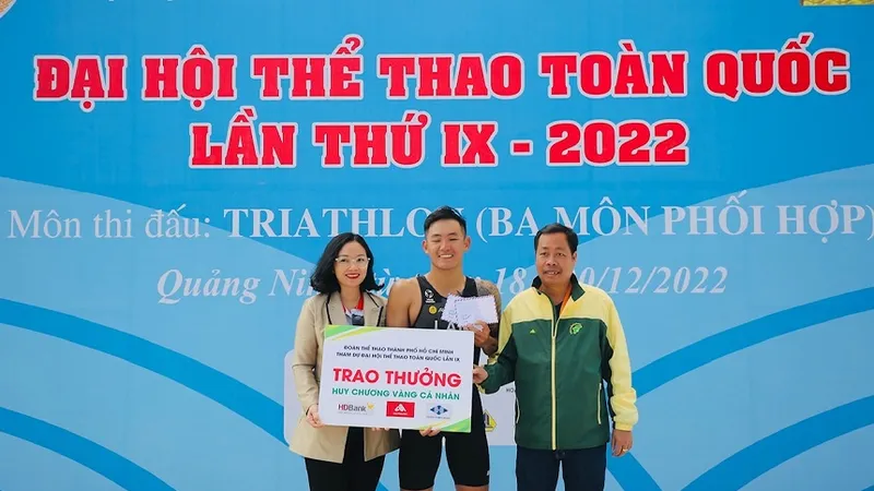 Lâm Quang Nhật đã giành được tấm HCV quan trọng. Ảnh: DŨNG PHƯƠNG