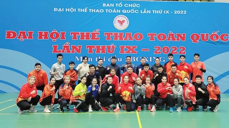 Võ sĩ boxing Hà Nội chiếm ưu thế tại Đại hội thể thao toàn quốc năm nay. Ảnh: T.TÂM
