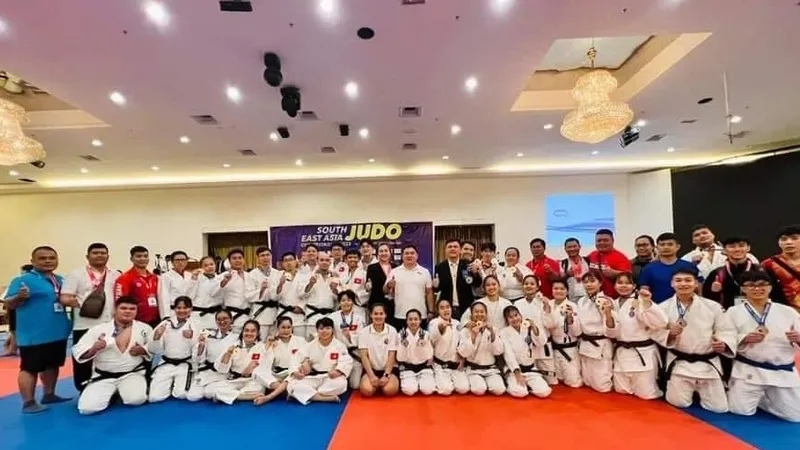 Judo Việt Nam đã có kết quả đầy bất ngờ tại giải vô địch Đông Nam Á 2023. Ảnh: H.AN