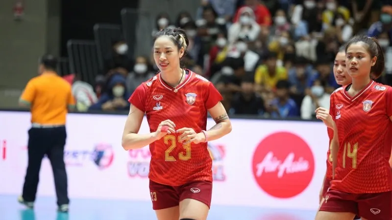Phụ công Đinh Thị Trà Giang sẽ đánh thuê cho Ngân hàng Công thương ở vòng 1 giải vô địch quốc gia 2023. Ảnh: MINH MINH