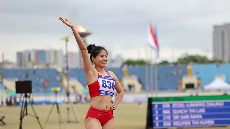 Nguyễn Thị Huyền từng giành vé dự Olympic năm 2016 thông qua thi đấu SEA Games 2015. Ảnh: DŨNG PHƯƠNG