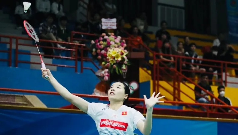 Hạt giống số 2 Nguyễn Thùy Linh đã có chiến thắng trong trận ra quân giải Challenge Việt Nam 2023. Ảnh: LÂM THỎA.VNE