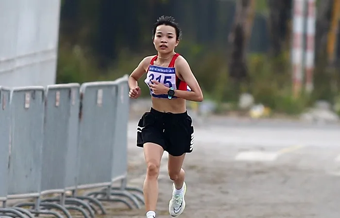 Lê Thị Tuyết là một trong những gương mặt của thể thao Việt Nam lần đầu dự SEA Games. Ảnh: NHẬT ANH 