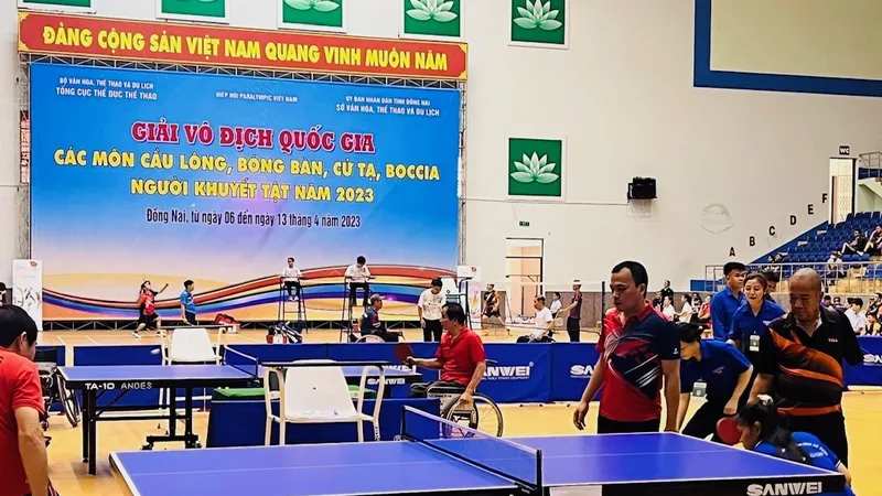 Các VĐV đang tranh tài tại Đồng Nai. Ảnh: N.A
