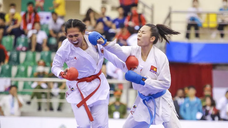 Võ sĩ Nguyễn Thị Ngoan là tuyển thủ được kỳ vọng tại SEA Games 32. Ảnh: NHẬT Anh