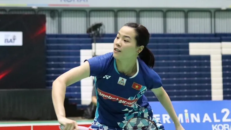 Nguyễn Thùy Linh đã dừng bước tại giải vô địch châu Á 2023. Ảnh: BWF