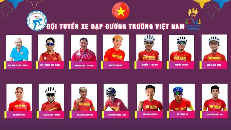 Xe đạp Việt Nam sẽ có thưởng "nóng" từ Liên đoàn khi thi đấu ở SEA Games 32. Ảnh: LĐXĐVN