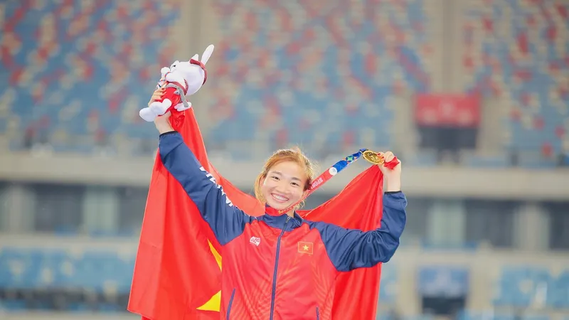 Nguyễn Thị Oanh đã có gần 200 triệu tiền thưởng sau khi có được 3 tấm HCV tại SEA Games 32 vào lúc này. ẢNh: D.P