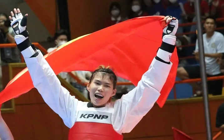 Võ sĩ Ánh Tuyết đã phải dừng bước ở giải vô địch thế giới 2023. Ảnh: D.P