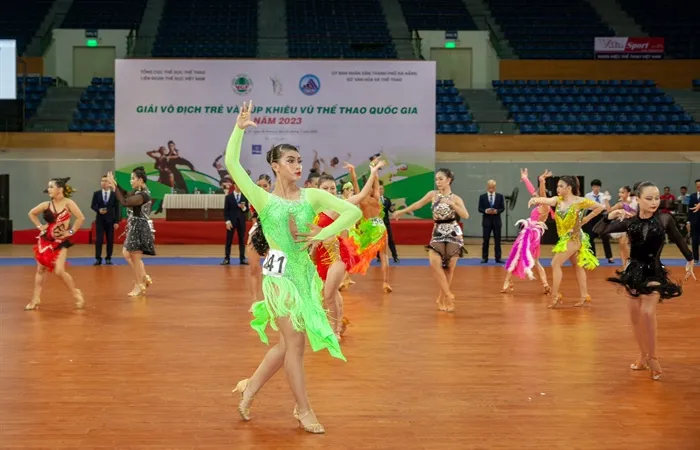 VĐV đang tranh tài tại giải năm nay. Ảnh: LĐTD