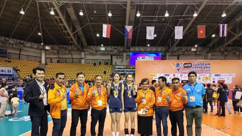 Kiều Trinh và Nguyệt Anh từng được quan tâm khi dự ASEAN Grand Prix 2022 năm ngoái. Ảnh: AVC