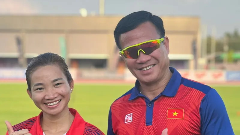 Tuyển thủ Nguyễn Thị Oanh sẽ tới Hàng Châu (Trung Quốc vào ngày 26-9. Ảnh: ĐKVN