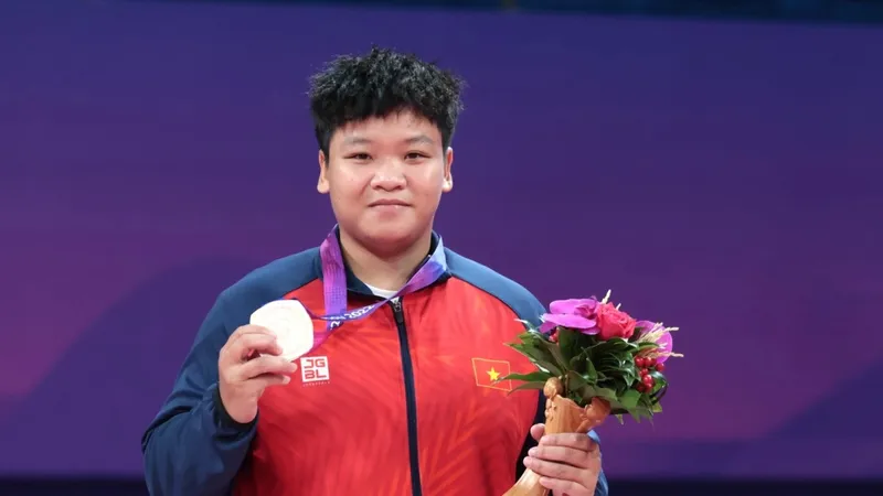 Võ Thị Phương Quỳnh có năm 2023 đầy thành công. Ảnh: LƯỢNG LƯỢNG