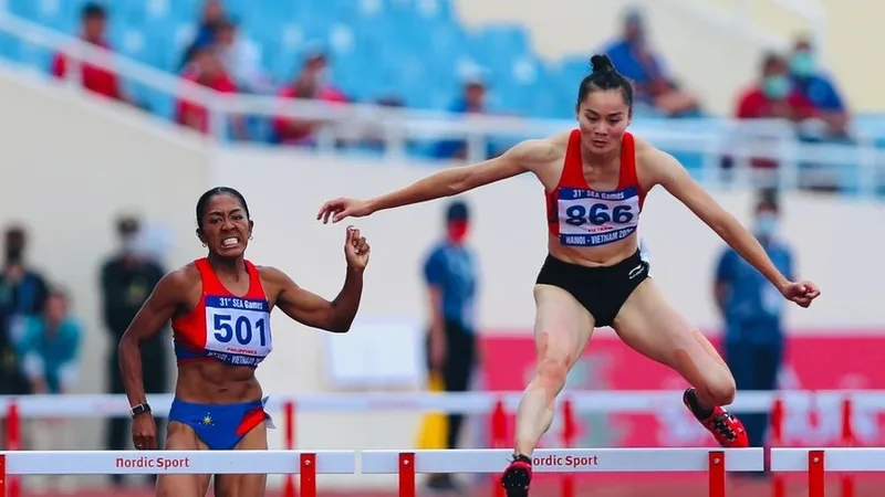Quách Thị Lan đã hết án cấm doping và được trở lại dự các giải điền kinh chính thức. Ảnh: DŨNG PHƯƠNG