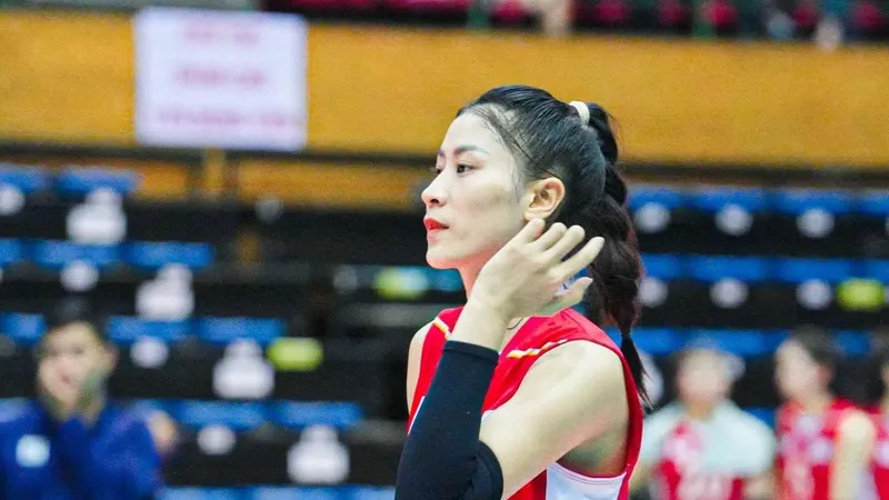 Kiều Trinh nhiều khả năng sẽ được sang Thái Lan thi đấu trong thời gian tới đây. Ảnh: BÓNG CHUYỀN VIỆT NAM