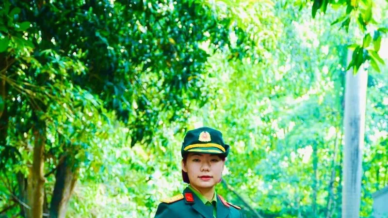 Võ sỹ karate Nguyễn Thị Ngoan là gương mặt thi đấu xuất sắc tại ASIAD 19 vừa qua. Ảnh: N.T.NGOAN