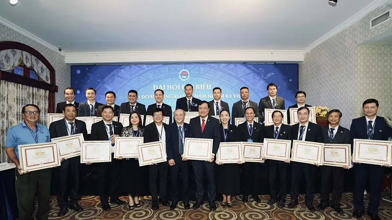 Liên đoàn bóng rổ Việt Nam đã tổ chức thành công Đại hội nhiệm kỳ lần thứ 7. Ảnh: VBA