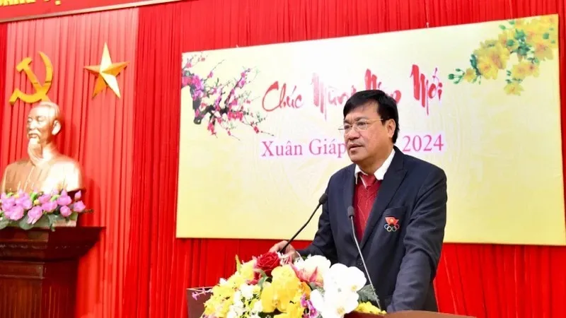 Cục trưởng Cục TDTT Đặng Hà Việt đã có những trao đổi về phát triển thể dục, thể thao trong giai đoạn mới. Ảnh: CỤC TDTT